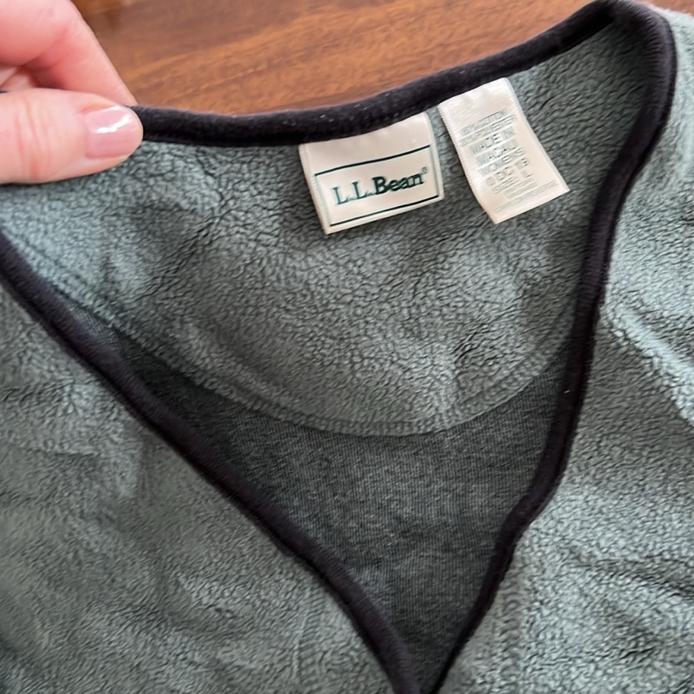 Vintage L.L. Bean Fleece Cardigan - Picture 7 of 8